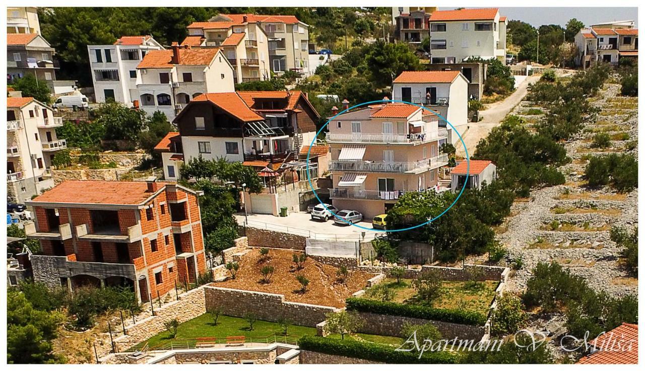 Apartmani Vesna Milisa Примоштен Екстер'єр фото